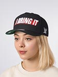 Бейсболка MITCHELL NESS арт. HP13230-TTTBLCK Bring it WWE (черный)